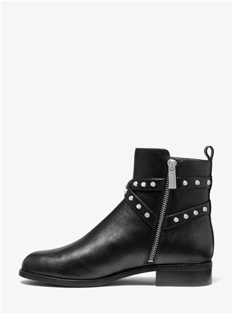 preston studded leather ankle boot michael kors|Preston Studded Leather Ankle Boot .